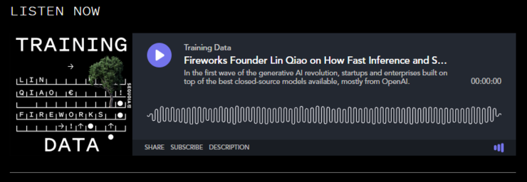 fireworks乔琳：ai产物上市时间从五年压缩到五天，我们的秘诀是什么？